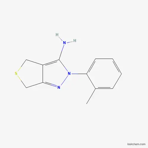 Molecular Structure of 887200-93-3 (2-(2-Methylphenyl)-2,6-dihydro-4H-thieno[3,4-c]pyrazol-3-amine)