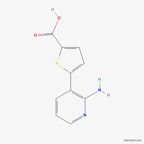 Molecular Structure of 887201-28-7 (2-Thiophenecarboxylic acid, 5-(2-amino-3-pyridinyl)-)
