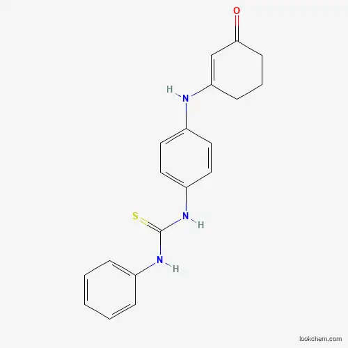 Molecular Structure of 1020252-07-6 (1-[4-[(3-Oxocyclohexen-1-yl)amino]phenyl]-3-phenylthiourea)