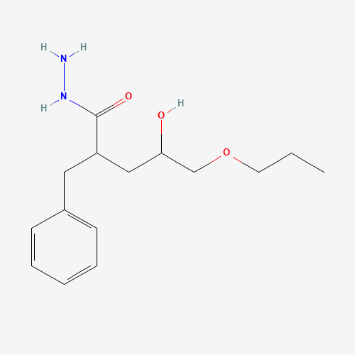 Molecular Structure of 105273-75-4 (2-Benzyl-4-hydroxy-5-propoxypentanehydrazide)