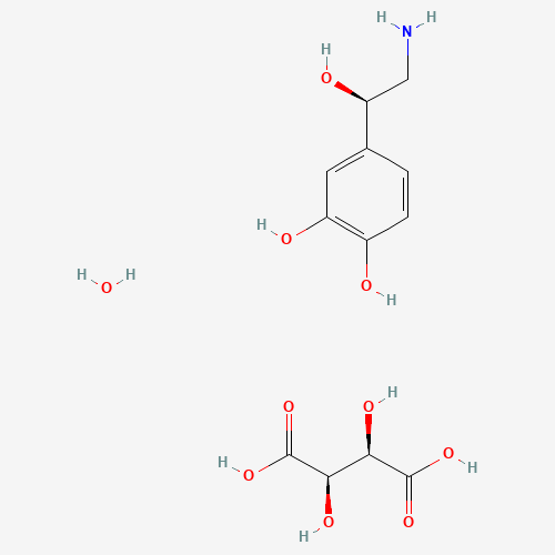 L-Noradrenaline hydrogen L-tartrate monohydrate