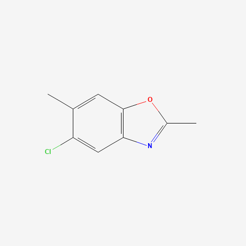 Molecular Structure of 124911-52-0 (5-Chloro-2,6-dimethylbenzo[d]oxazole)