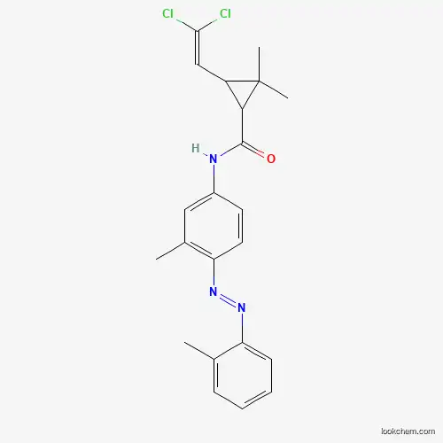 Molecular Structure of 1321802-62-3 (3-(2,2-Dichloro-vinyl)-2,2-dimethyl-cyclopropanecarboxylic acid (3-methyl-4-o-to)