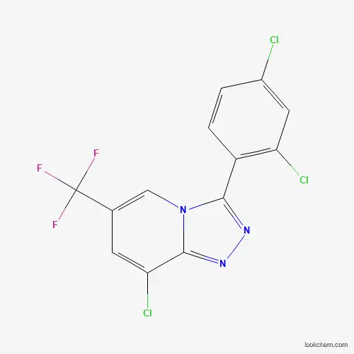 Molecular Structure of 135782-73-9 (8-Chloro-3-(2,4-dichlorophenyl)-6-(trifluoromethyl)-[1,2,4]triazolo[4,3-a]pyridine)