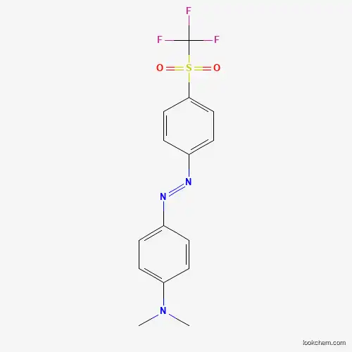 Molecular Structure of 1129270-81-0 (N,N-Dimethyl-4-({4-[(trifluoromethyl)sulfonyl]phenyl}diazenyl)aniline)