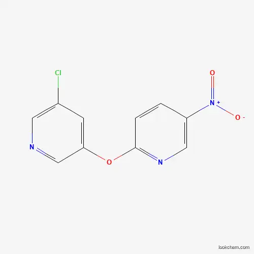 Molecular Structure of 175135-52-1 (2-[(5-Chloro-3-pyridinyl)oxy]-5-nitropyridine)