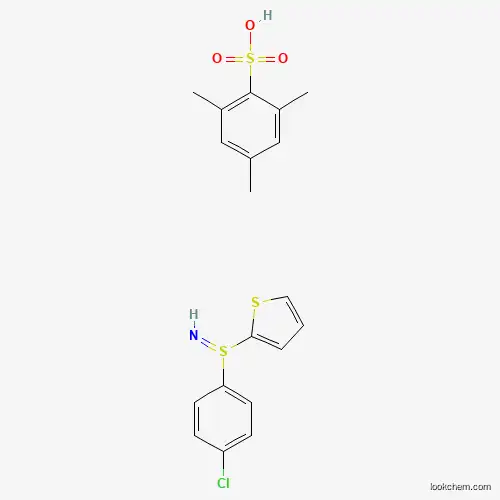 Molecular Structure of 175202-97-8 ((4-Chlorophenyl)-imino-thiophen-2-yl-lambda4-sulfane;2,4,6-trimethylbenzenesulfonic acid)