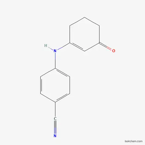 Molecular Structure of 191089-79-9 (4-[(3-Oxo-1-cyclohexenyl)amino]benzonitrile)