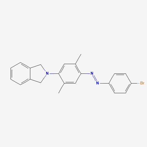 Molecular Structure of 196082-80-1 (2-(4-(4-Bromophenylazo)-2,5-dimethylphenyl)isoindoline)