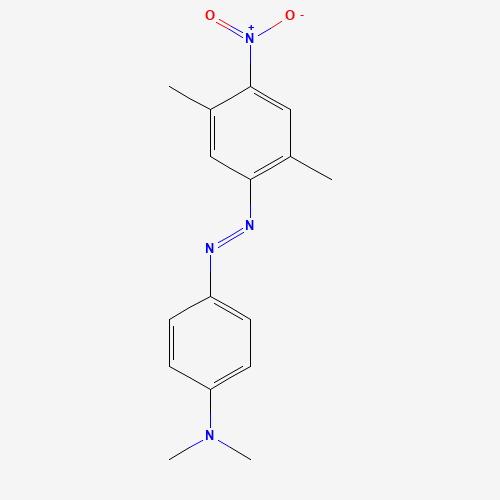 Molecular Structure of 199791-30-5 (4-(Dimethylamino)-2',5'-dimethyl-4'-nitroazobenzene)