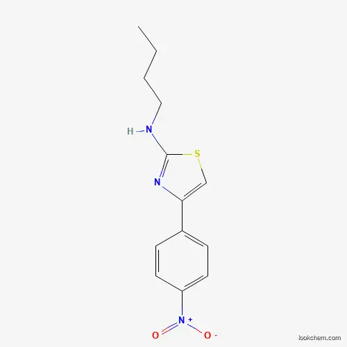 Molecular Structure of 199915-41-8 (N-Butyl-4-(4-nitrophenyl)-2-thiazolamine)