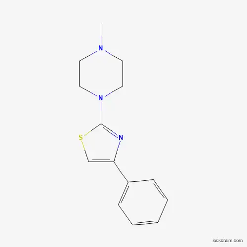 Molecular Structure of 231963-95-4 (1-Methyl-4-(4-phenyl-2-thiazolyl)piperazine)