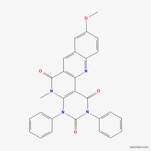 14-Methoxy-8-methyl-4,6-diphenyl-4,6,8,18-tetrazatetracyclo[8.8.0.02,7.012,17]octadeca-1(10),2(7),11,13,15,17-hexaene-3,5,9-trione
