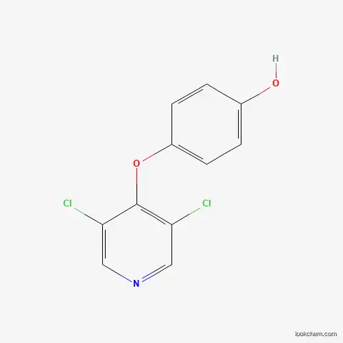 Molecular Structure of 287197-74-4 (4-(3,5-Dichloro-pyridin-4-yloxy)-phenol)