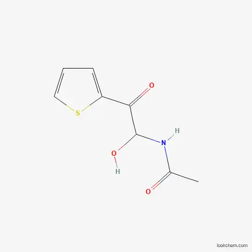Molecular Structure of 303095-08-1 (N-[1-hydroxy-2-oxo-2-(2-thienyl)ethyl]acetamide)