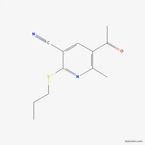 5-ACETYL-6-METHYL-2- (PROPYLSULFANYL) 니코 티노 니트릴