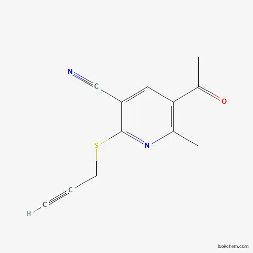 5-Acetyl-6-methyl-2-(prop-2-yn-1-ylsulfanyl)pyridine-3-carbonitrile