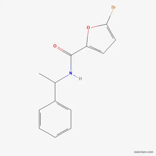 Molecular Structure of 313517-19-0 (5-bromo-N-(1-phenylethyl)furan-2-carboxamide)
