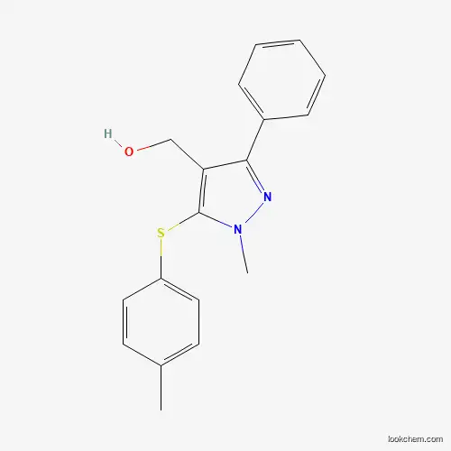 (1-METHYL-5-[(4-METHYLPHENYL)SULFANYL]-3-PHENYL-1H-PYRAZOL-4-YL)METHANOL