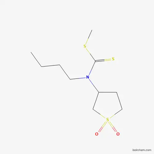 Molecular Structure of 321580-87-4 (Methyl butyl(1,1-dioxidotetrahydrothien-3-yl)dithiocarbamate)