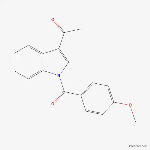 Molecular Structure of 336188-02-4 (1-[1-(4-methoxybenzoyl)-1H-indol-3-yl]-1-ethanone)