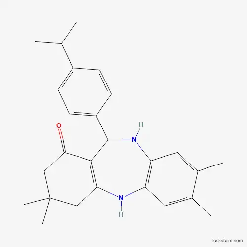 11-(4-isopropylphenyl)-3,3,7,8-tetramethyl-2,3,4,5,10,11-hexahydro-1H-dibenzo[b,e][1,4]diazepin-1-one