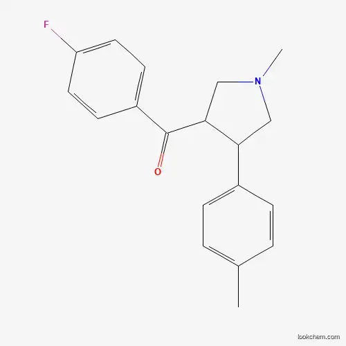 (4-fluorophenyl)[1-methyl-4-(4-methylphenyl)tetrahydro-1H-pyrrol-3-yl]methanone