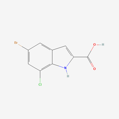 5-Bromo-7-chloro-1h-indole-2-carboxylic acid