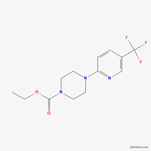 Molecular Structure of 385404-03-5 (Ethyl 4-[5-(trifluoromethyl)pyridin-2-yl]piperazine-1-carboxylate)