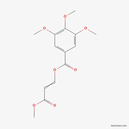 Molecular Structure of 400878-22-0 ((3-Methoxy-3-oxoprop-1-enyl) 3,4,5-trimethoxybenzoate)