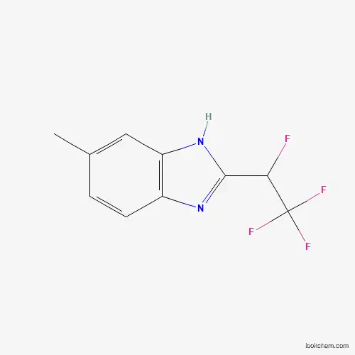 6-Methyl-2-(1,2,2,2-tetrafluoroethyl)-1H-benzimidazole