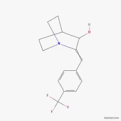 2-{[4-(Trifluoromethyl)phenyl]methylidene}-1-azabicyclo[2.2.2]octan-3-ol