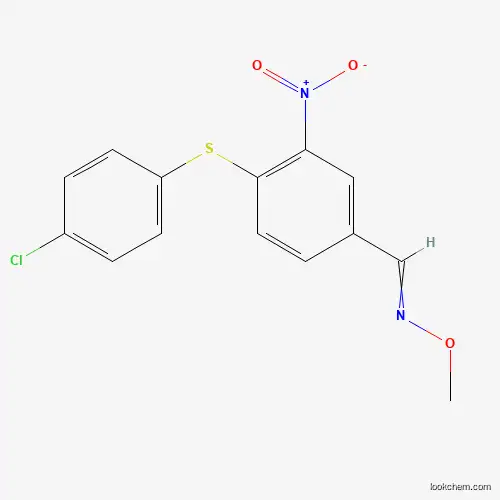 4-[(4-Chlorophenyl)thio]-3-nitrobenzaldehyde O-methyloxime