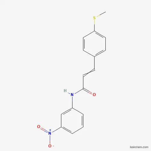 3-(4-(Methylthio)phenyl)-N-(3-nitrophenyl)acrylamide