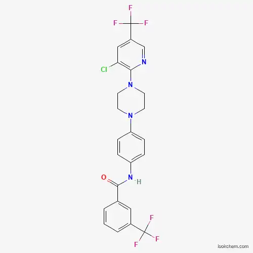 N-(4-{4-[3-chloro-5-(trifluoromethyl)pyridin-2-yl]piperazin-1-yl}phenyl)-3-(trifluoromethyl)benzamide