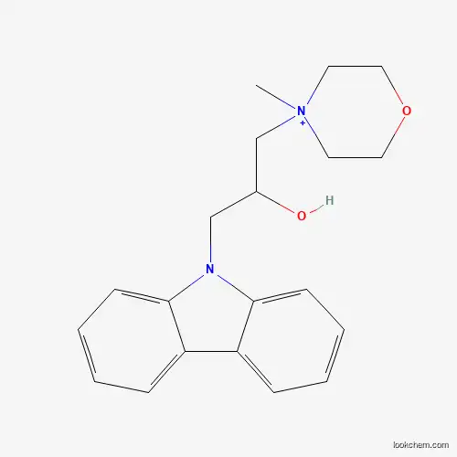 Molecular Structure of 480996-07-4 (4-[3-(9H-Carbazol-9-yl)-2-hydroxypropyl]-4-methylmorpholinium)
