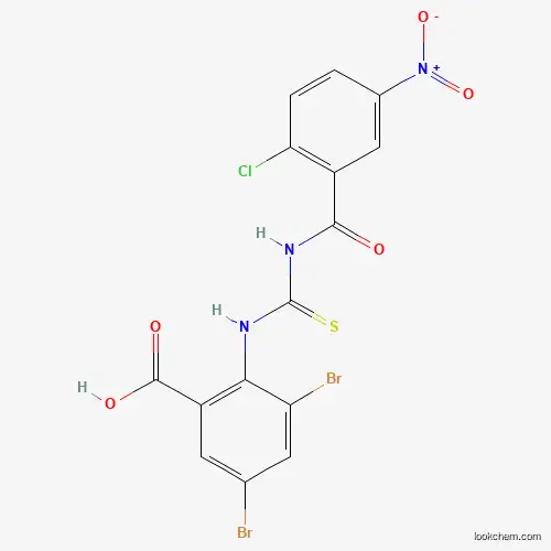 3,5-디브로모-2-[[[(2-클로로-5-니트로벤졸)아미노]티옥소메틸]아미노]-벤조산