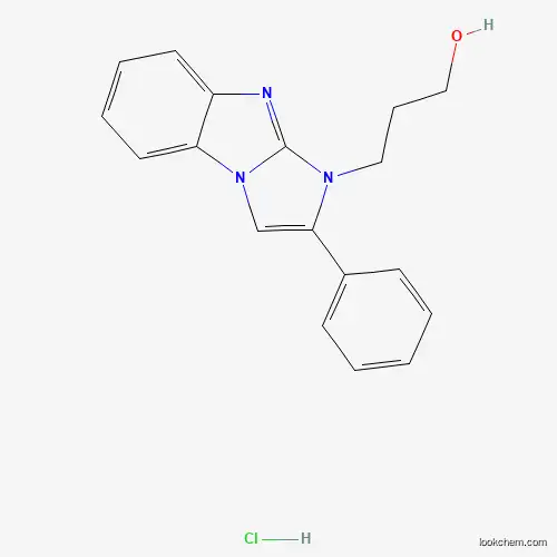 3-(2-Phenylimidazo[1,2-a]benzimidazol-3-yl)propan-1-ol;hydrochloride