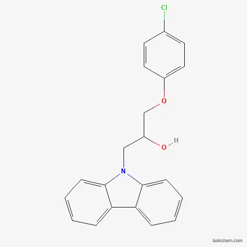 Molecular Structure of 6070-08-2 (1-Carbazol-9-yl-3-(4-chlorophenoxy)propan-2-ol)