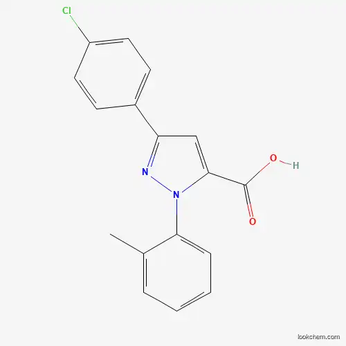 3-(4-CHLOROPHENYL)-1-O-TOLYL-1H-PYRAZOLE-5-CARBOXYLIC ACID