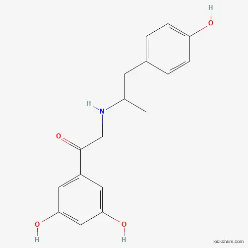 Molecular Structure of 699525-61-6 (1-(3,5-Dihydroxyphenyl)-2-[[2-(4-hydroxyphenyl)-1-methylethyl]amino]ethanone)