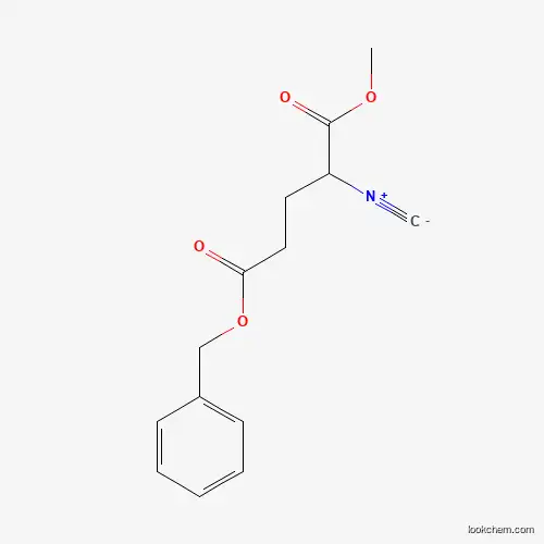 Molecular Structure of 730964-79-1 (Pentanedioic acid, 2-isocyano-, 1-methyl 5-(phenylmethyl) ester)