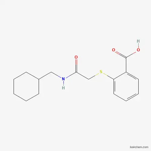 2-({[(Cyclohexylmethyl)carbamoyl]methyl}sulfanyl)benzoic acid