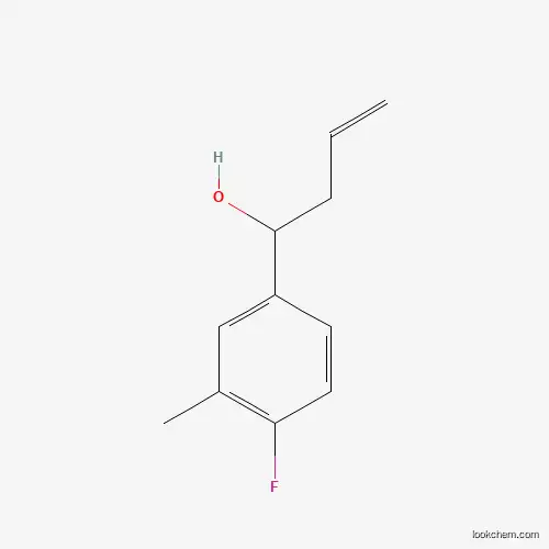 Molecular Structure of 842123-83-5 (4-(4-Fluoro-3-methylphenyl)-1-buten-4-ol)