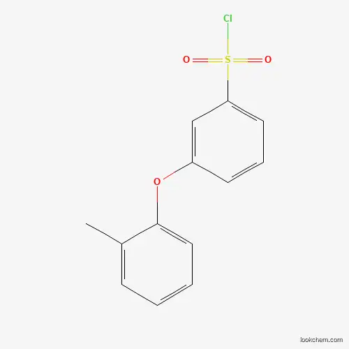 Molecular Structure of 885950-88-9 (3-(2-methylphenoxy)benzenesulfonyl Chloride)