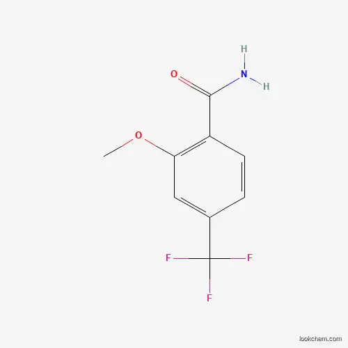 Molecular Structure of 886500-54-5 (2-Methoxy-4-(trifluoromethyl)benzamide)