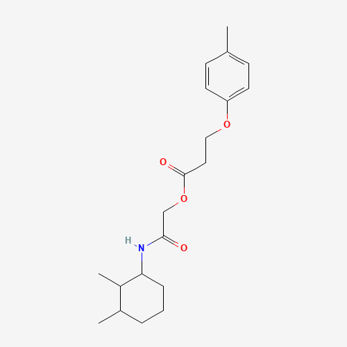 Molecular Structure of 1005160-74-6 ([2-[(2,3-Dimethylcyclohexyl)amino]-2-oxoethyl] 3-(4-methylphenoxy)propanoate)