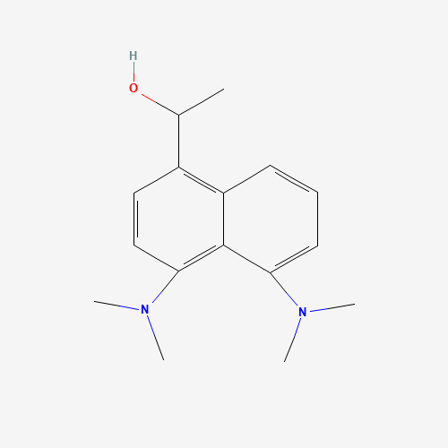 Molecular Structure of 111967-90-9 (4,5-Bis(dimethylamino)-alpha-methyl-1-naphthalenemethanol)