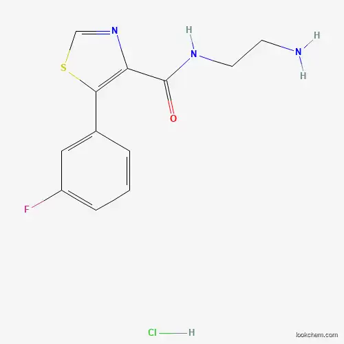 N-(2-아미노에틸)-5-(3-플루오로페닐)-4-티아졸카르복사미드염화물