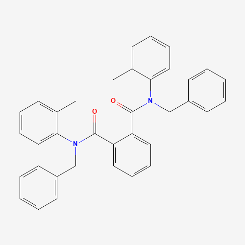 Molecular Structure of 197961-06-1 (N~1~,N~2~-dibenzyl-N~1~,N~2~-bis(2-methylphenyl)phthalamide)